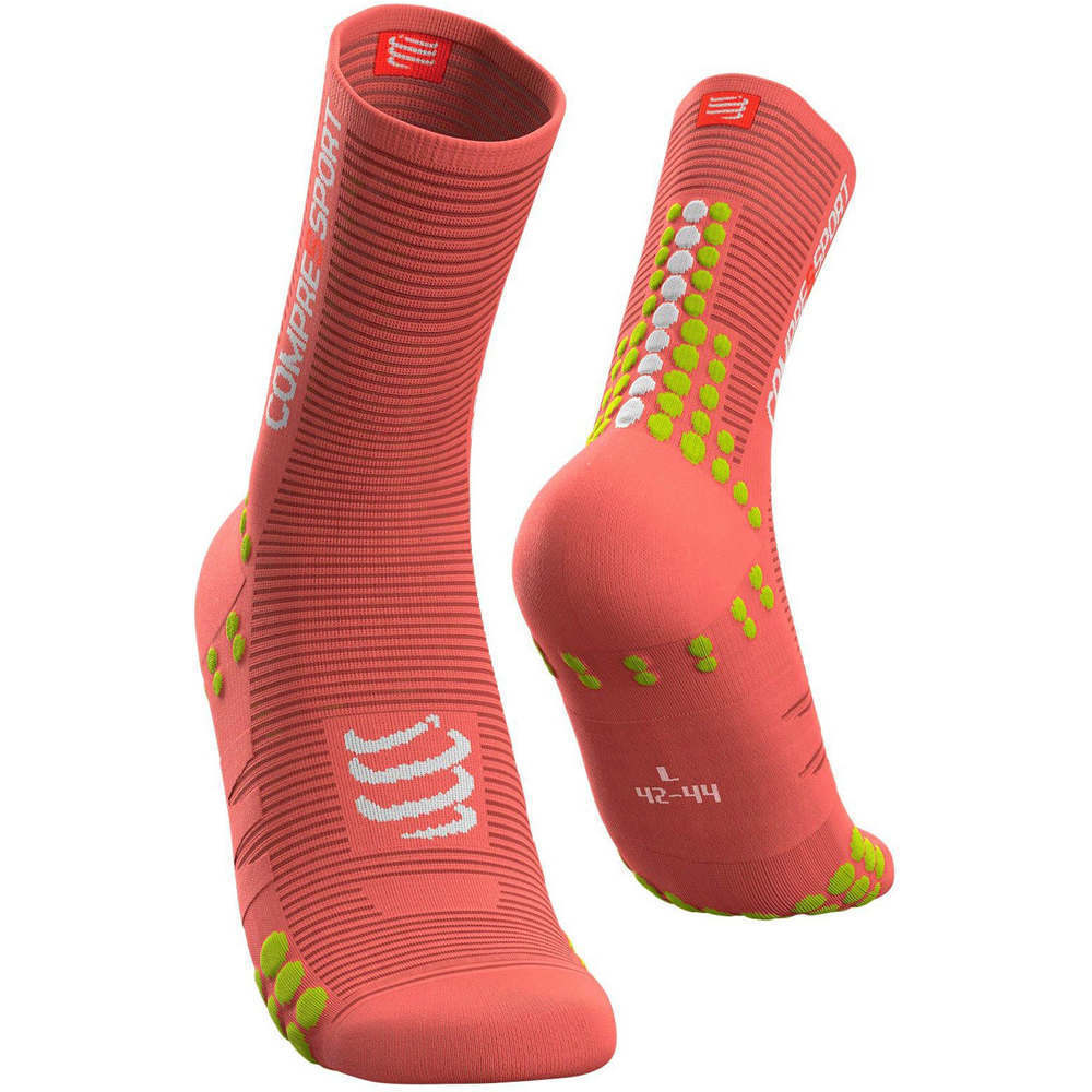 Compressport calcetines ciclismo Pro Racing Socks v3.0 Bike vista frontal