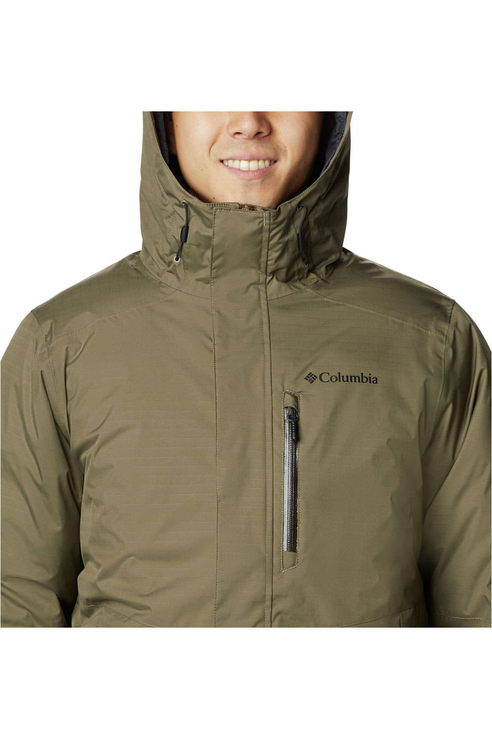 Columbia chaqueta impermeable insulada hombre Oak Harbor Insulated Jacket vista detalle