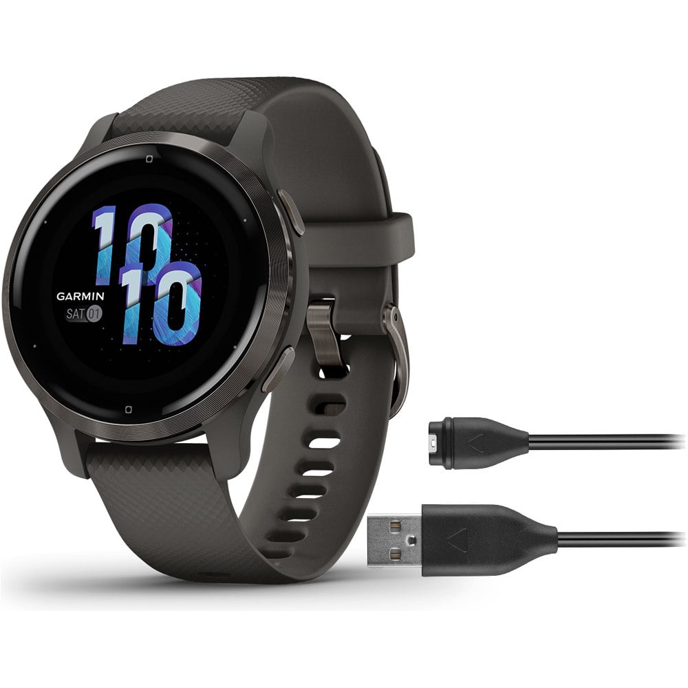 Garmin smartwatch VENU 2S Grey/Slate WW vista frontal