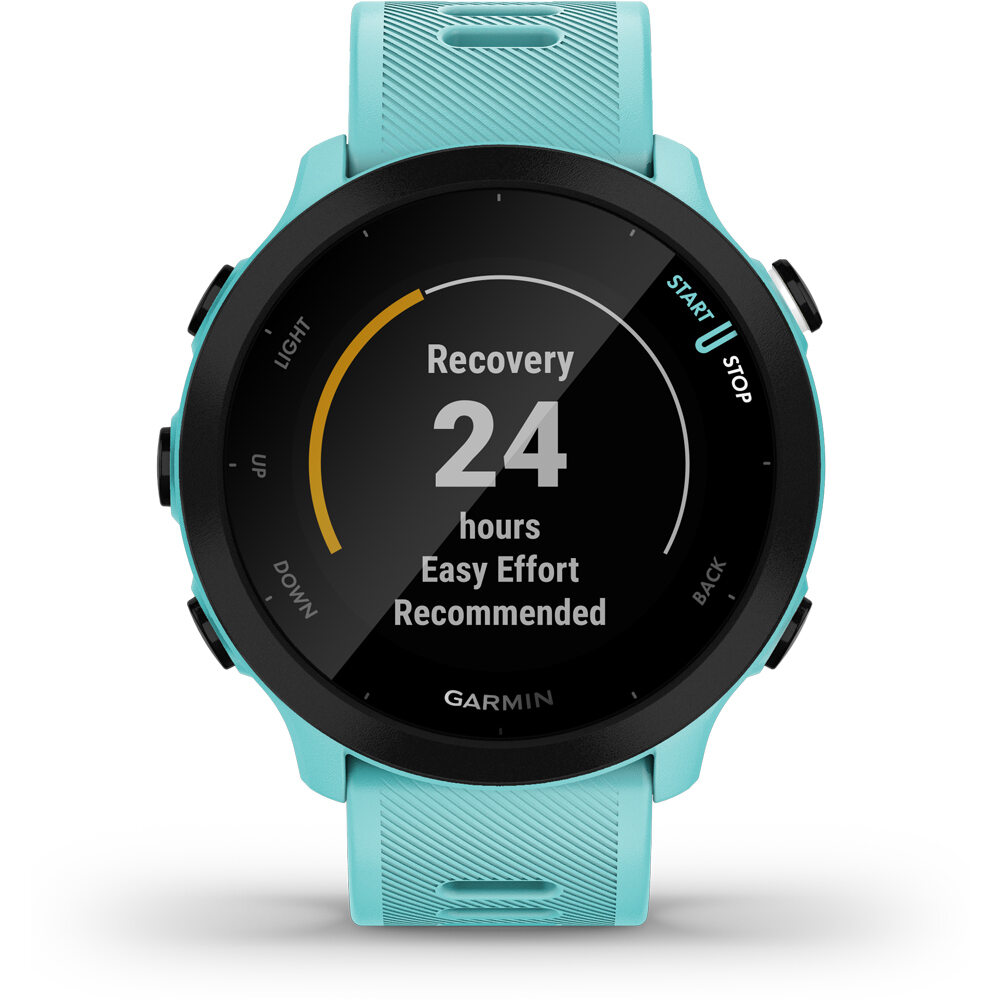 Garmin pulsómetros con gps FORERUNNER 55 TURQUESA 10