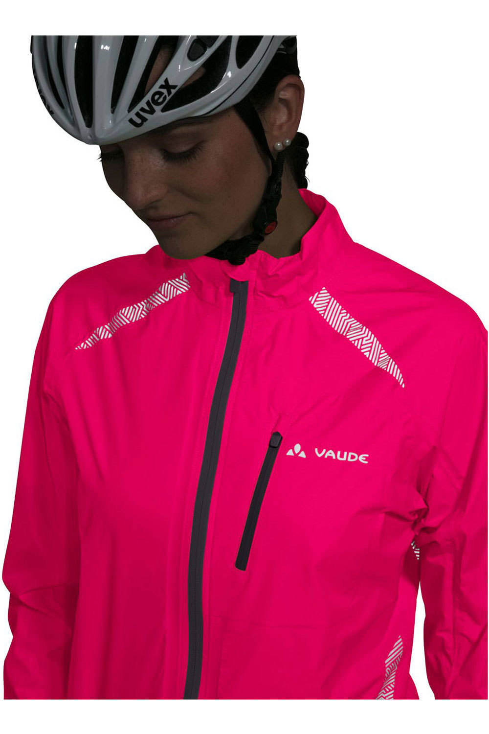 Vaude cortavientos ciclismo mujer Womens Luminum Perf. Jacket II vista detalle
