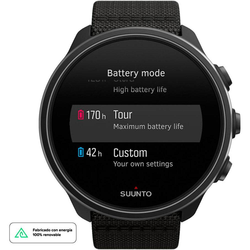 Suunto pulsómetros con gps SUUNTO 9 G1 BARO CHARCOAL BLACK TITANIUM vista frontal