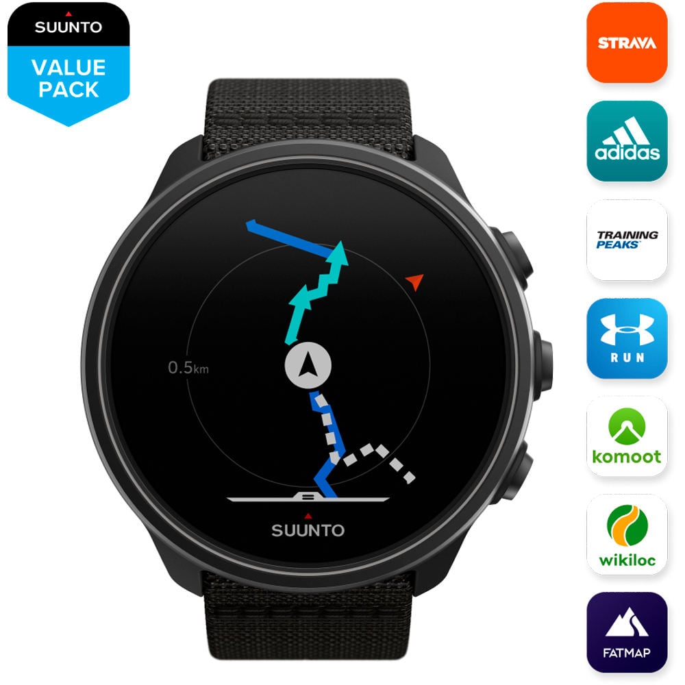 Suunto pulsómetros con gps SUUNTO 9 G1 BARO CHARCOAL BLACK TITANIUM 04