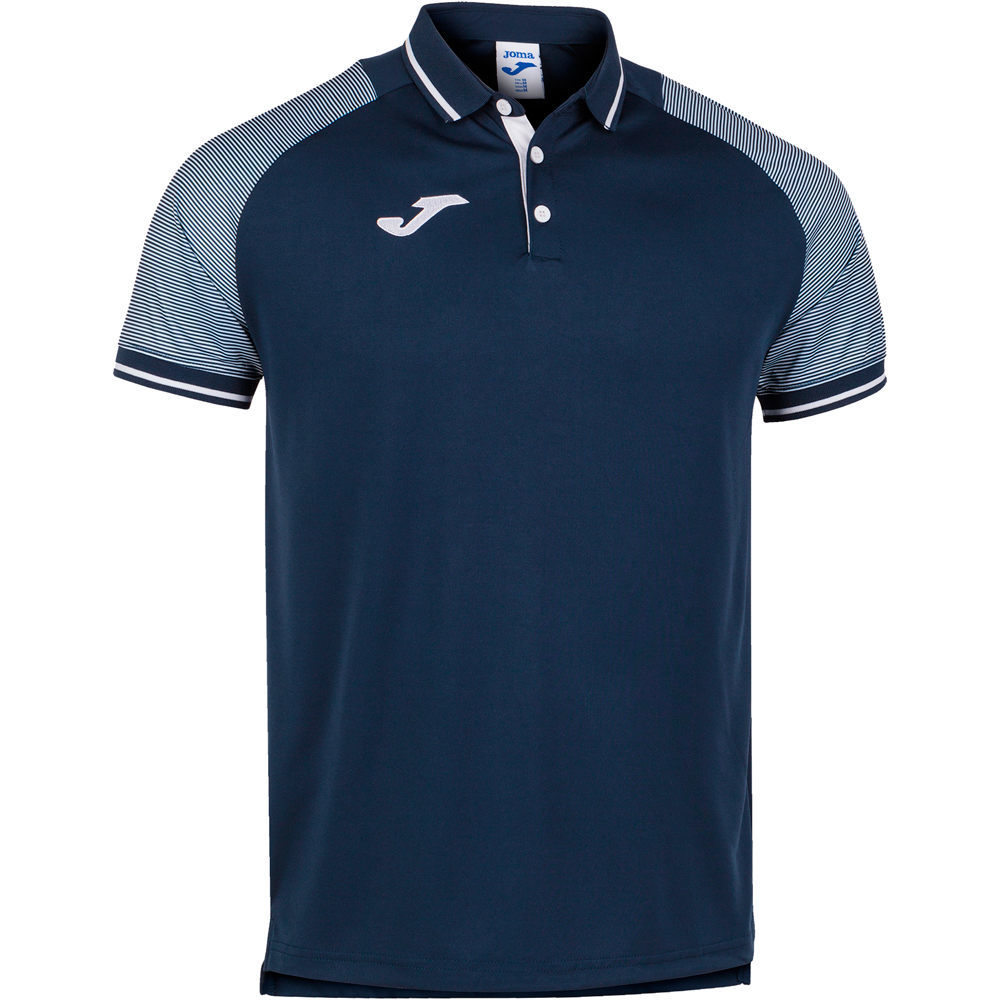 Joma polo tenis manga corta hombre POLO ESSENTIAL II M/C vista frontal