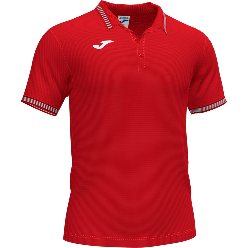 Joma polo tenis niño POLO CAMPUS III M/C vista frontal