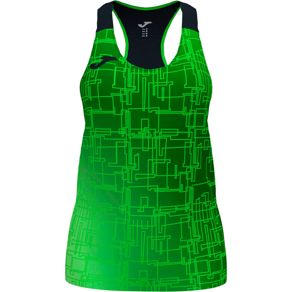 Joma camisetas running niña CAMISETA TIRANTES ELITE VIII vista frontal