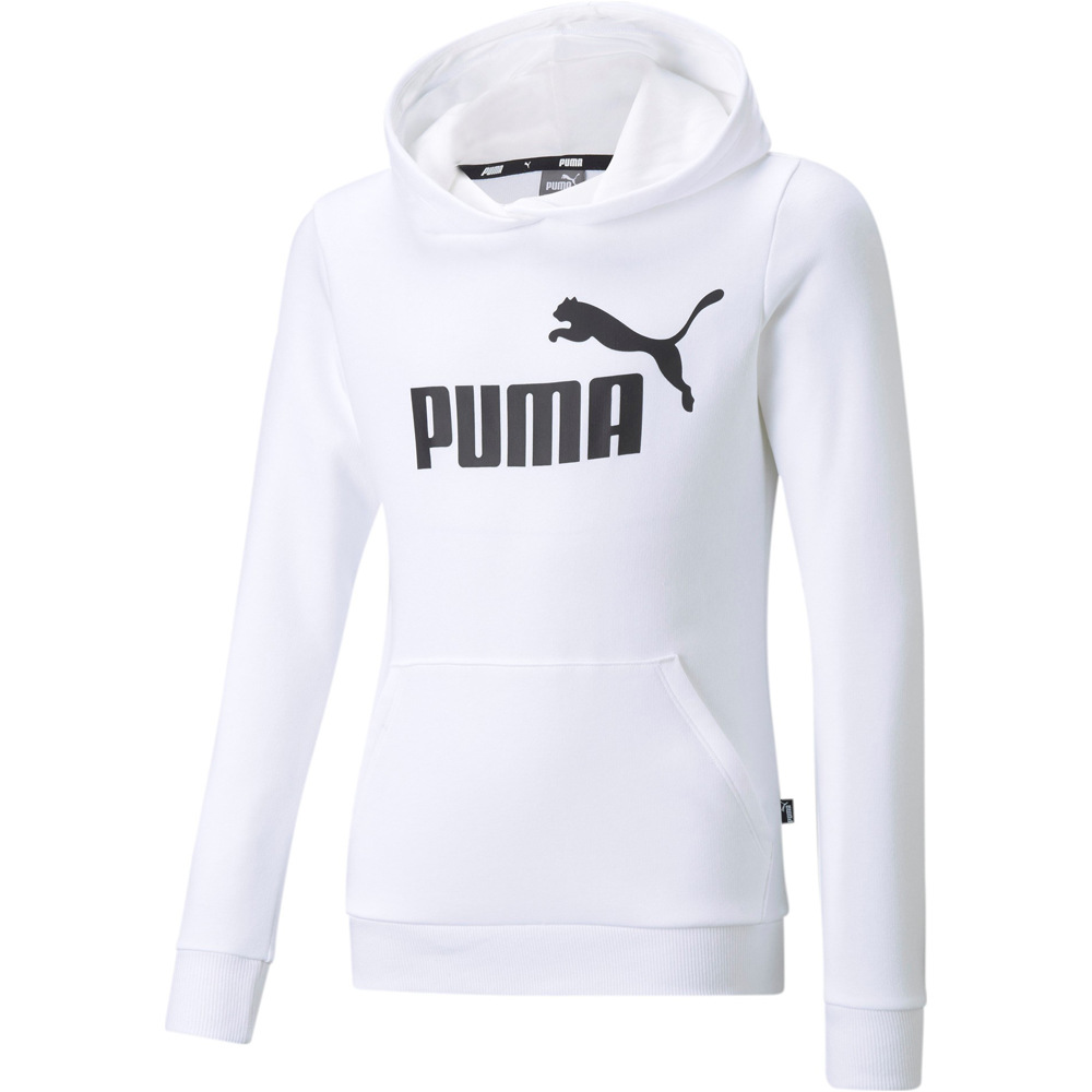 Puma sudadera niña X_ESS Logo Hoodie TR G vista frontal