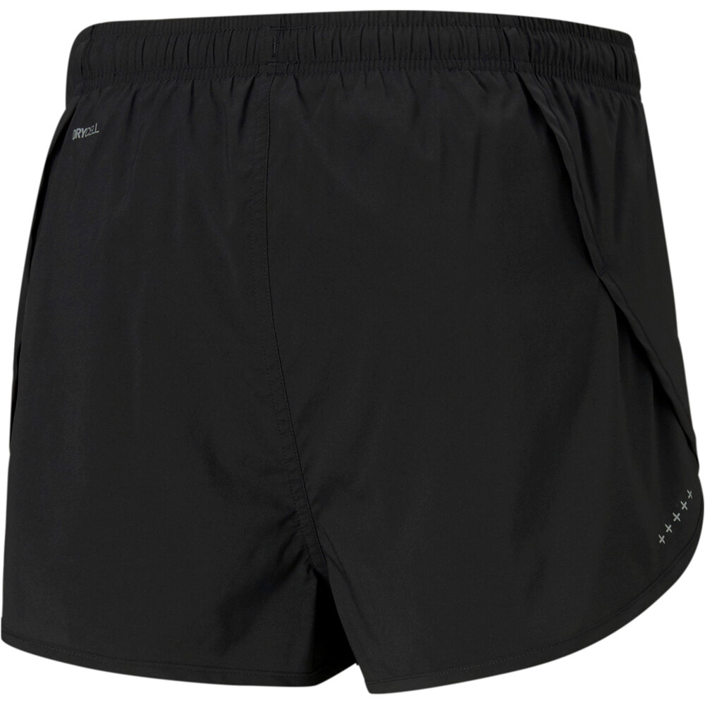 Puma pantaloneta técnica hombre RUN FAVORITE SPLIT S vista trasera