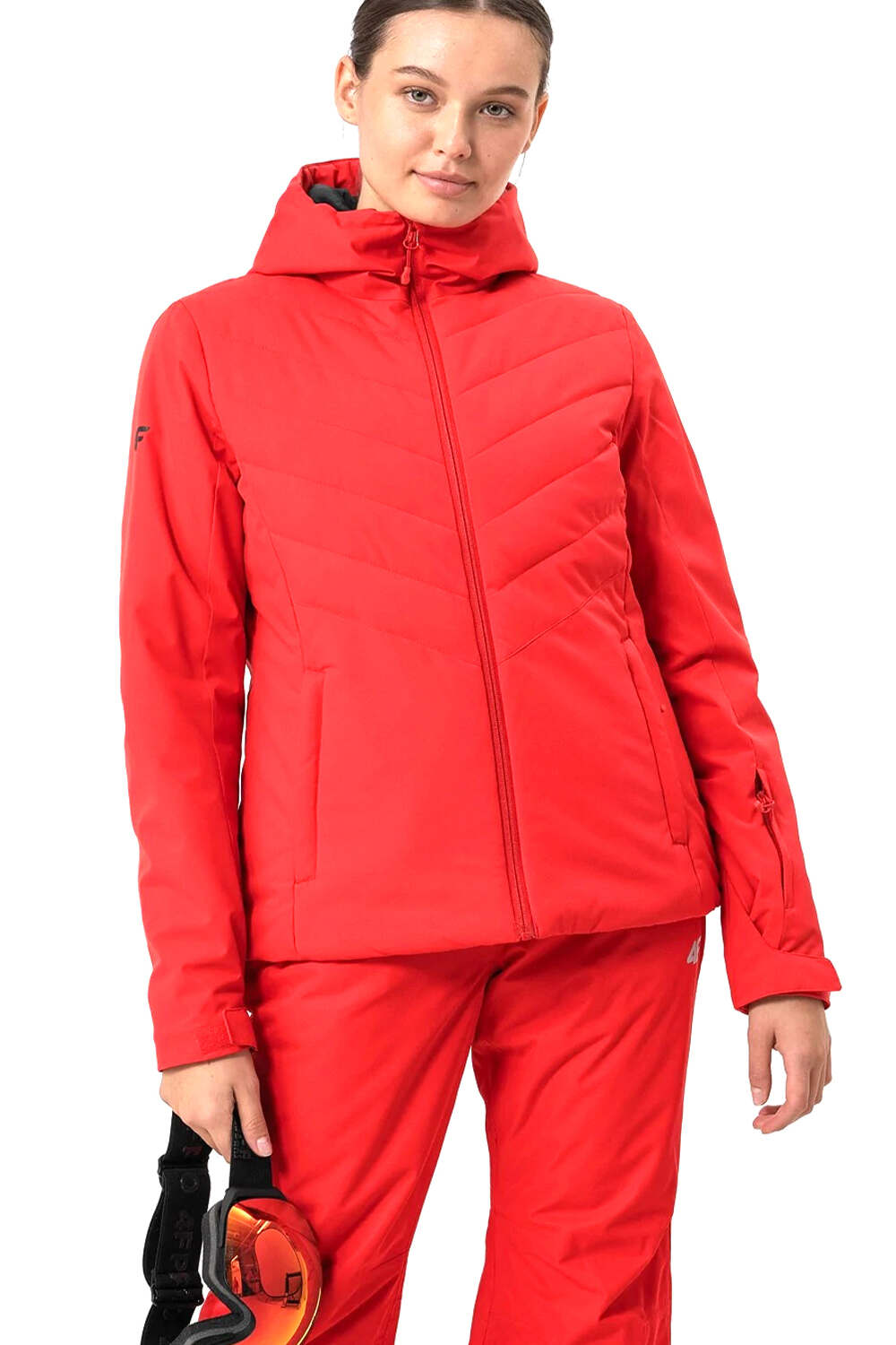 4f chaqueta esquí mujer WOMEN'S SKI JACKET KUDN003 vista frontal