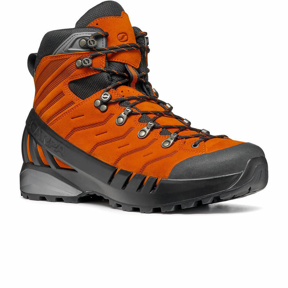 Scarpa bota trekking hombre CYCLONE-S GTX TONIC-GRAY Gore-tex TAI SHELL TREK vista superior