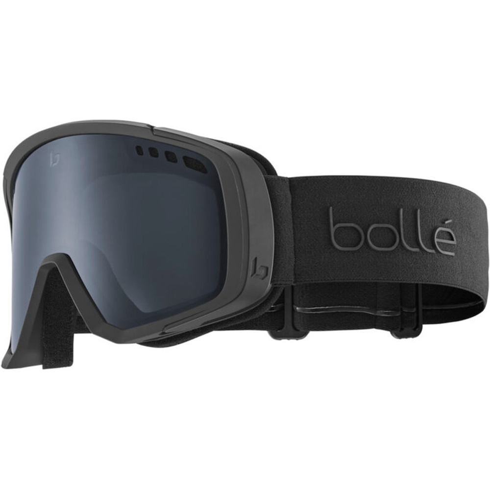 Bolle gafas ventisca MAMMOTH Full Black Matte - Grey vista frontal