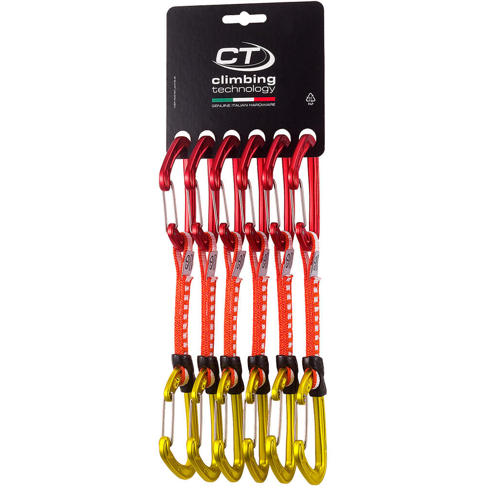 Climbing express escalada Fly-Weight EVO SET PACK. 12 cm - Pack 6 vista frontal