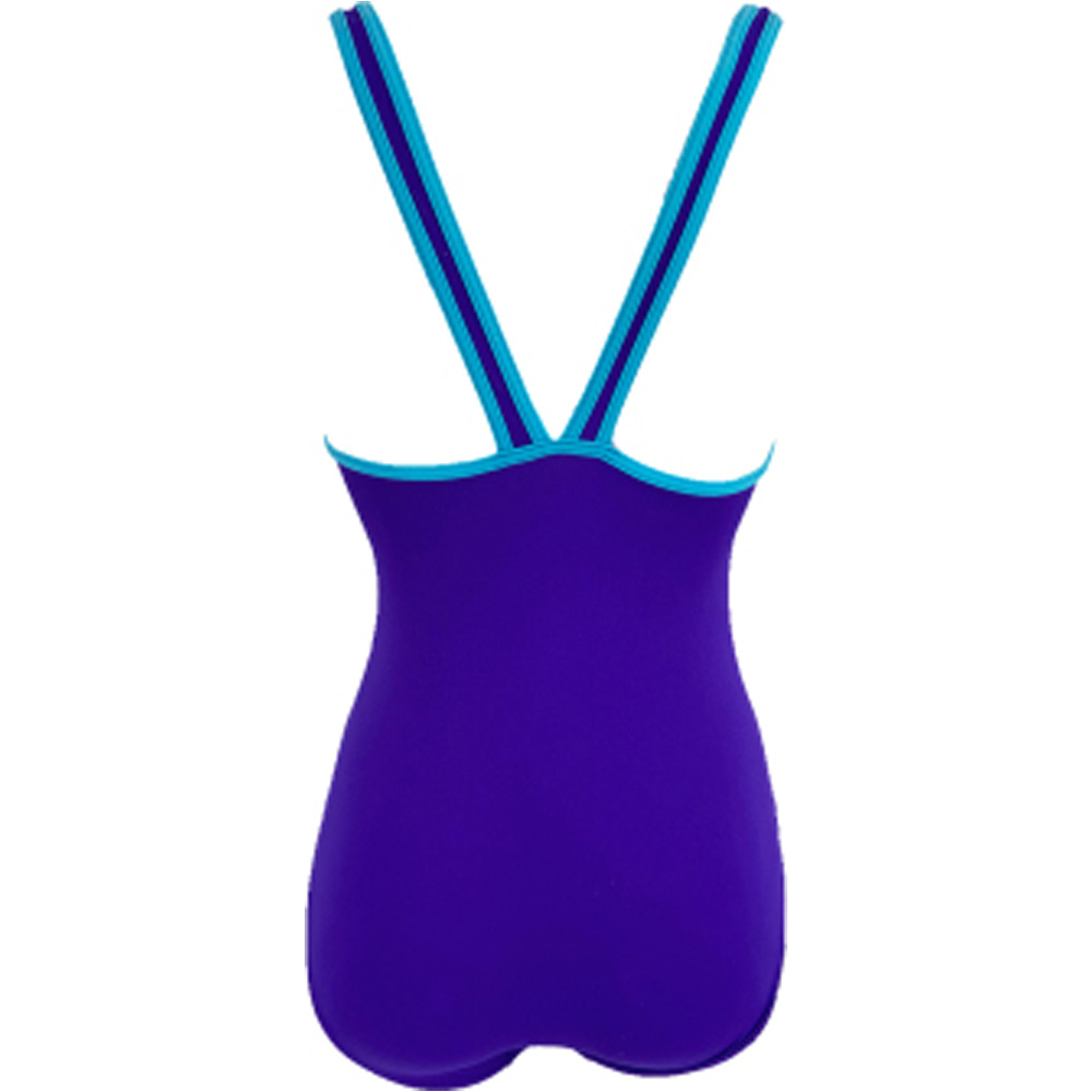 Turbo bañador natación mujer SWIMSUIT SRA. SENIOR PBT LOLA vista trasera