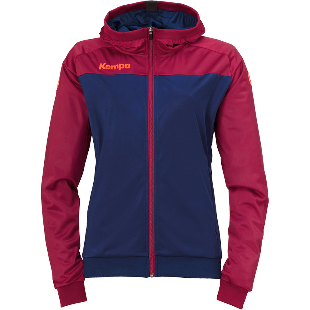 Kempa sudadera mujer PRIME MULTI JACKET WOMEN vista frontal