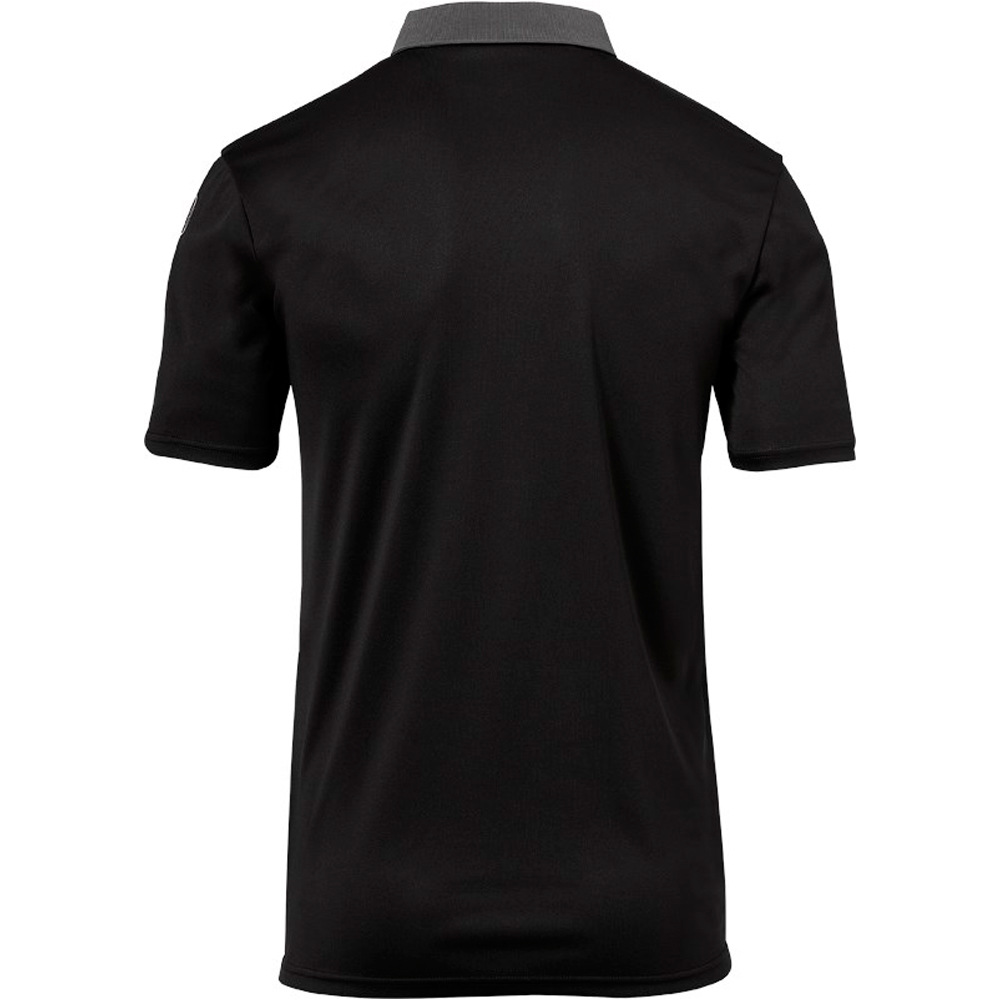 Uhlsport camisetas fútbol manga corta OFFENSE 23 POLO SHIRT vista trasera