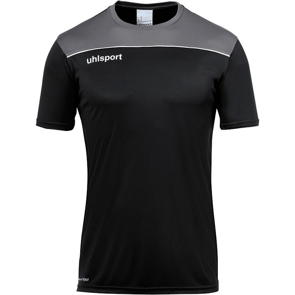 Uhlsport camisetas fútbol manga corta OFFENSE 23 POLY SHIRT vista frontal