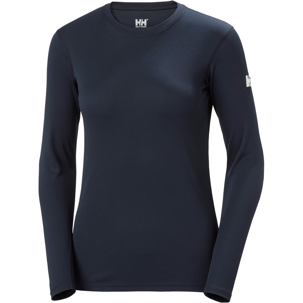 Helly Hansen camiseta térmica manga larga mujer W HH TECH CREW LS vista detalle