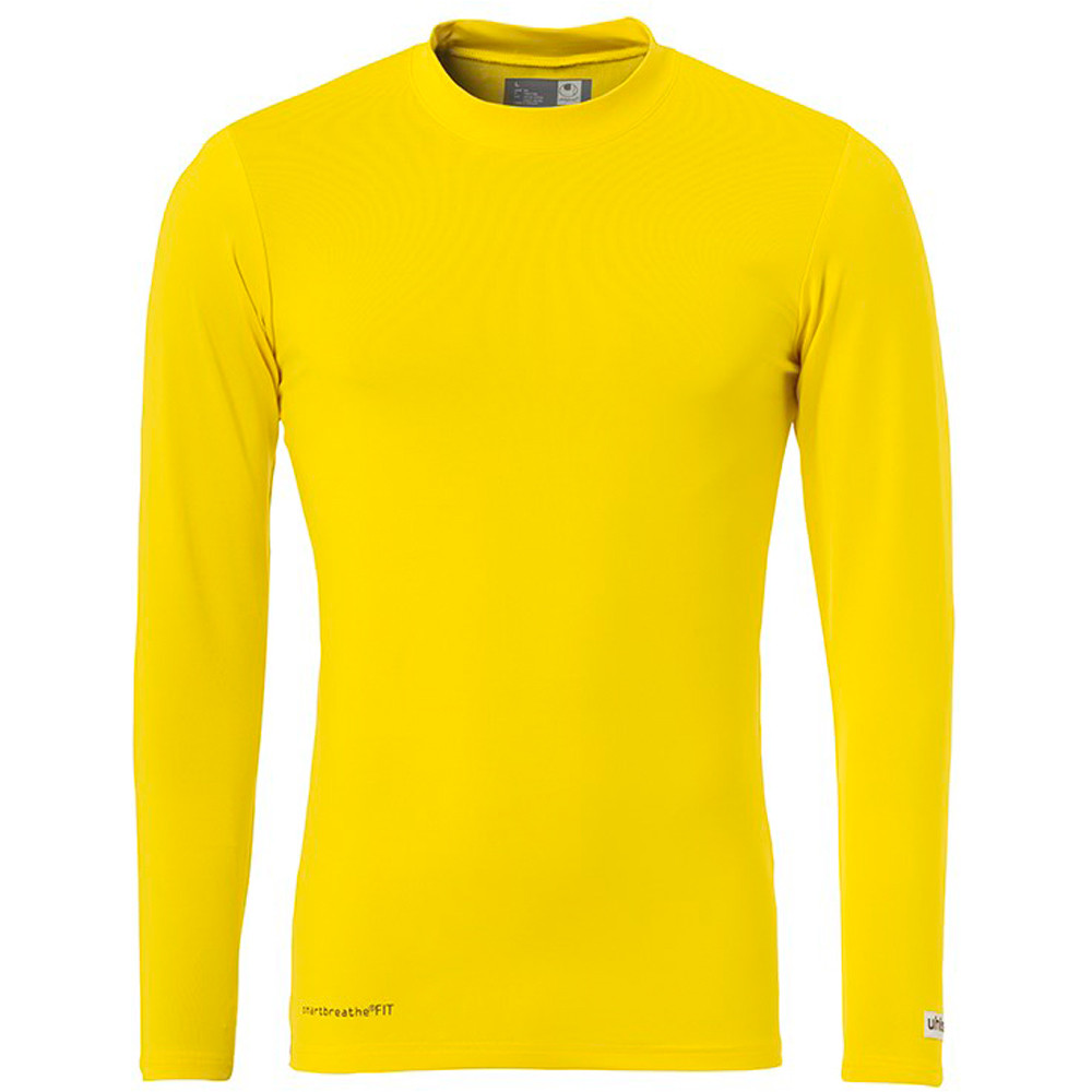 Distincion colors camiseta térmica manga larga hombre Amarillo (S)