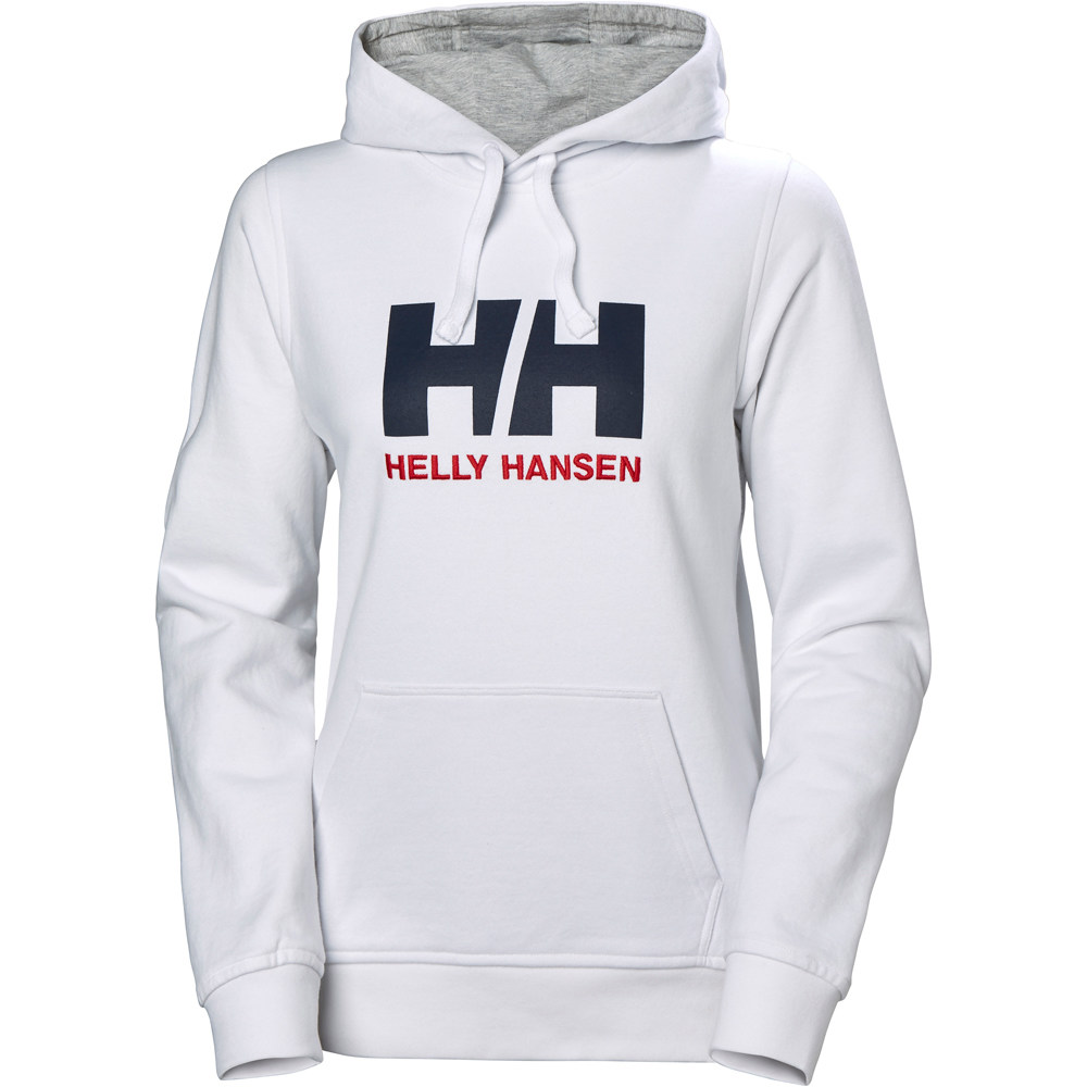 Helly Hansen Sudaderas Montaña Mujer W HH LOGO HOODIE vista frontal