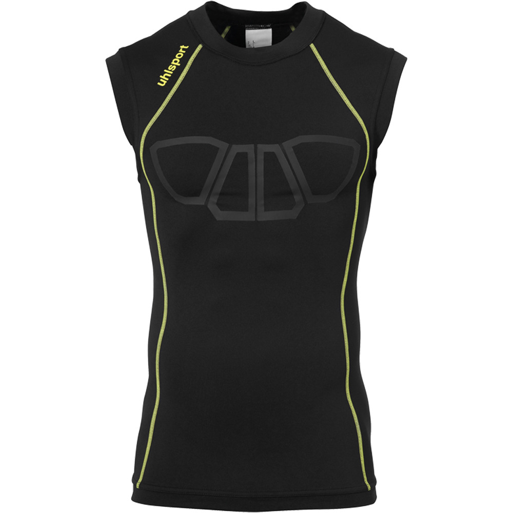 Uhlsport camiseta térmica manga corta hombre BIONIKFRAME TANK TOP vista frontal