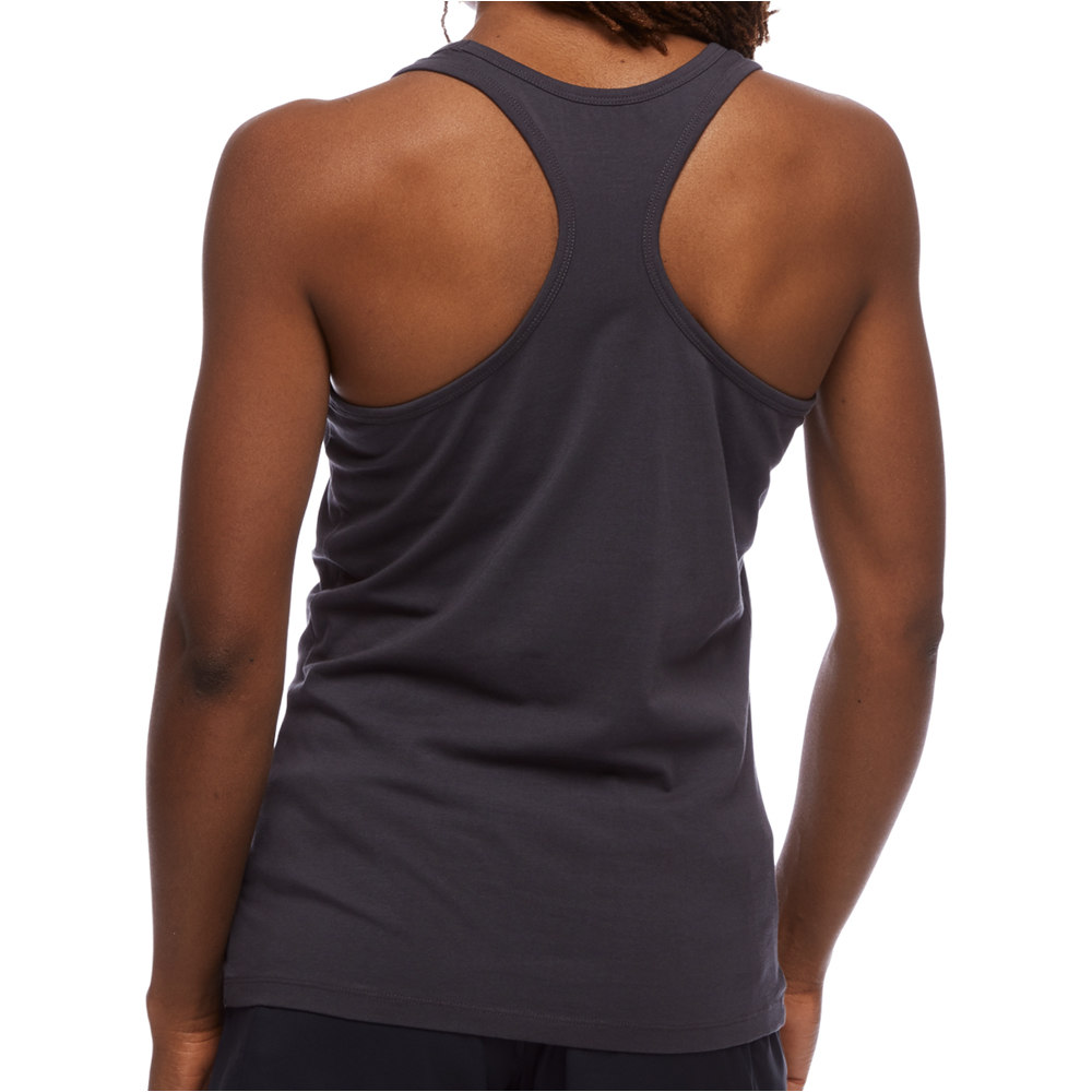 Black Diamond camiseta montaña manga corta mujer W LIVE.CLIMB.REPEAT. TANK vista trasera