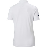 Helly Hansen camiseta montaña manga corta mujer W CREW TECH POLO vista trasera