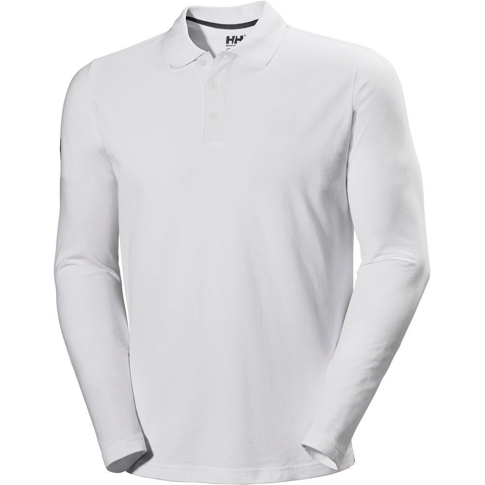 Helly Hansen camiseta montaña manga larga hombre CREWLINE LS POLO vista frontal