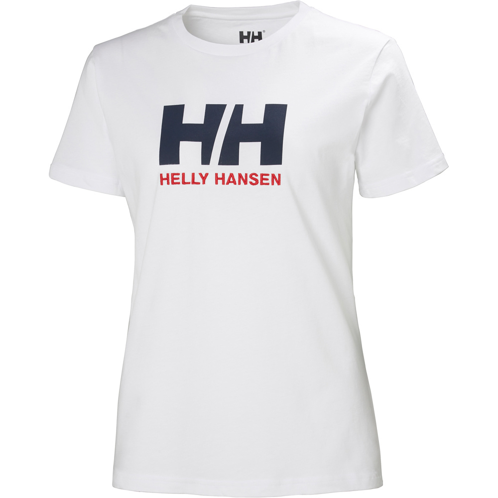 Helly Hansen camiseta montaña manga corta mujer W HH LOGO T-SHIRT vista frontal