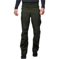 Black Diamond pantalón impermeable hombre M STORMLINE STR FL ZP RN PANTS vista frontal