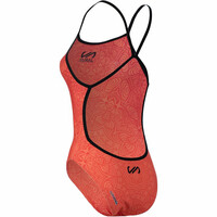 Sural bañador natación mujer Baador Mujer Flor Mandala vista trasera