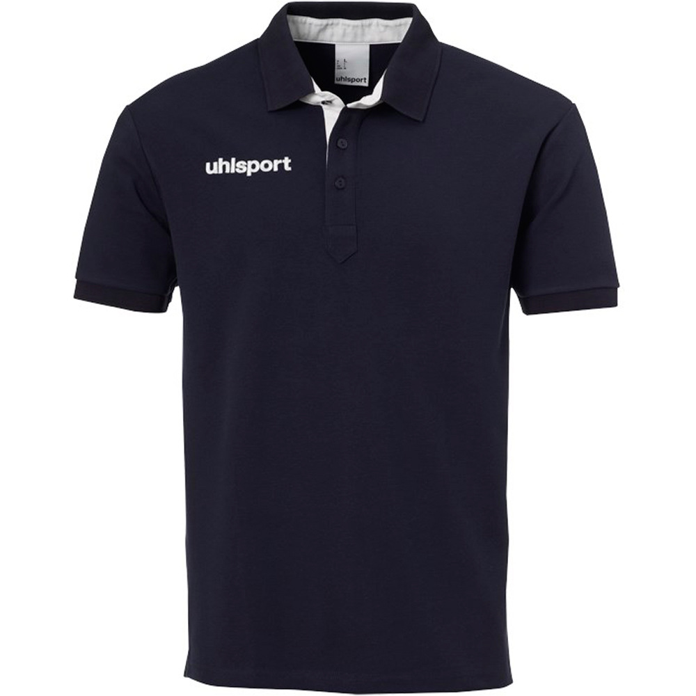 Uhlsport polo manga corta hombre ESSENTIAL PRIME POLO SHIRT vista frontal