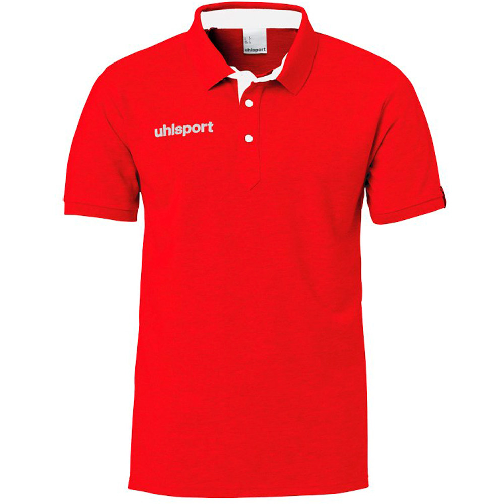 Uhlsport polo manga corta hombre ESSENTIAL PRIME POLO SHIRT vista frontal