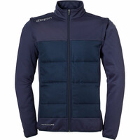 Uhlsport chaquetas hombre ESSENTIAL MULTI JACKET WITH REM. SLEEVES vista frontal