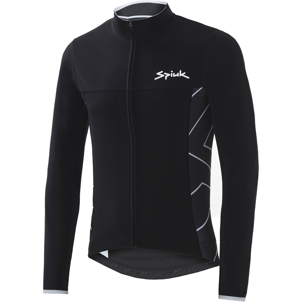 Spiuk cortavientos ciclismo hombre CHAQUETA BOREAS HOMBRE NE vista frontal