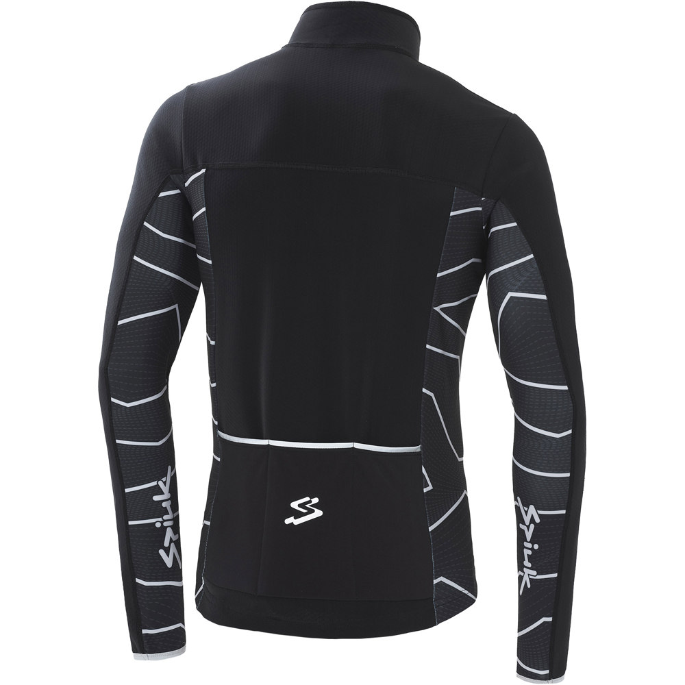 Spiuk cortavientos ciclismo hombre CHAQUETA BOREAS HOMBRE NE vista trasera