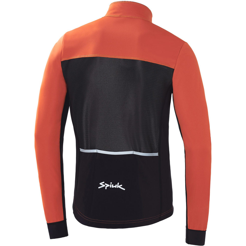 Spiuk cortavientos ciclismo hombre CHAQUETA ANATOMIC MEMBRANA HOMBRE ROJO vista trasera