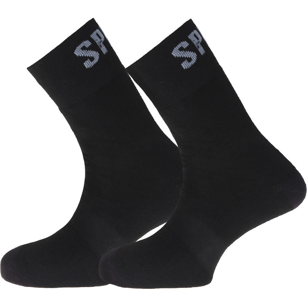 Spiuk calcetines ciclismo CALCETIN PACK 2 UDS. ANATOMIC WINTER NE vista frontal