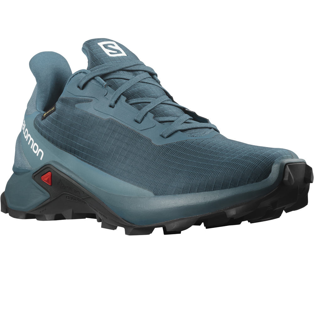 Salomon zapatilla trekking hombre ALPHACROSS 3 GTX AZ lateral interior