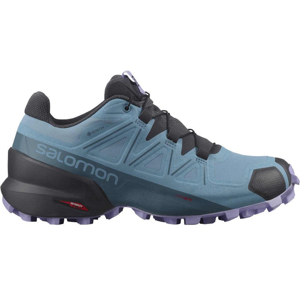 Salomon zapatillas trail mujer SPEEDCROSS 5 GTX W lateral exterior