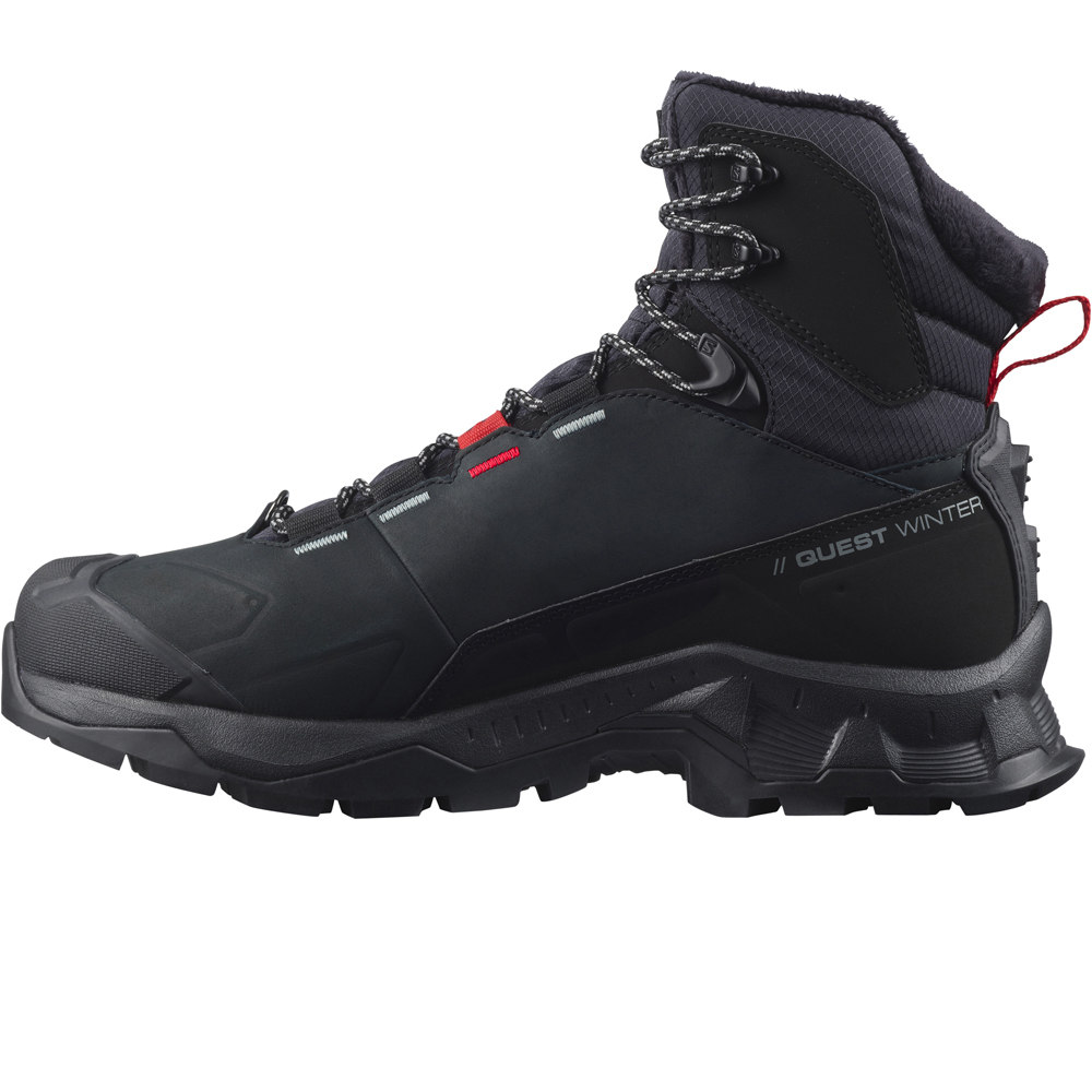 Salomon bota montaña cuero hombre QUEST WINTER TS CSWP vista trasera