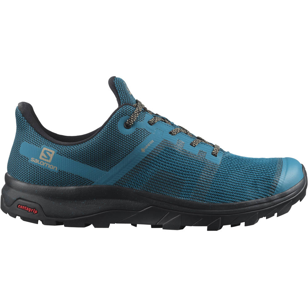 Salomon zapatilla trekking hombre OUTline Prism GTX MNEN lateral exterior