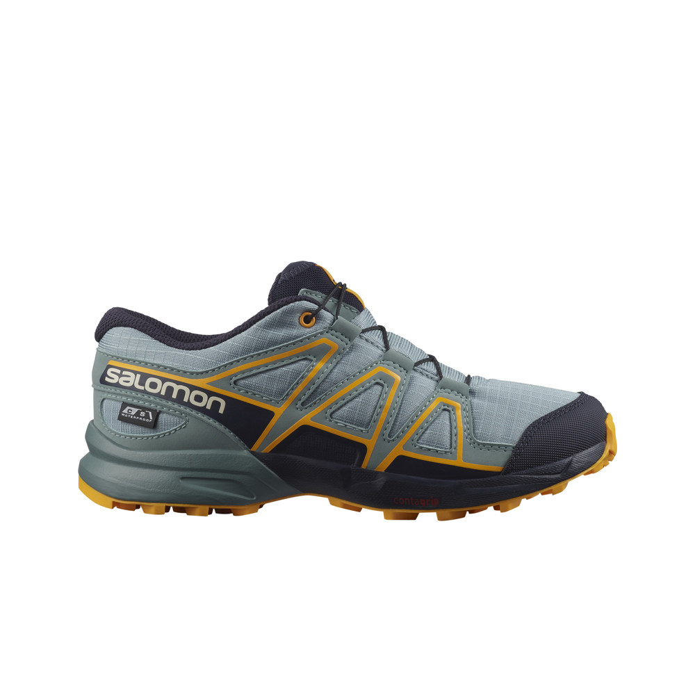 Salomon zapatilla trekking niño SPEEDCROSS CSWP J lateral exterior