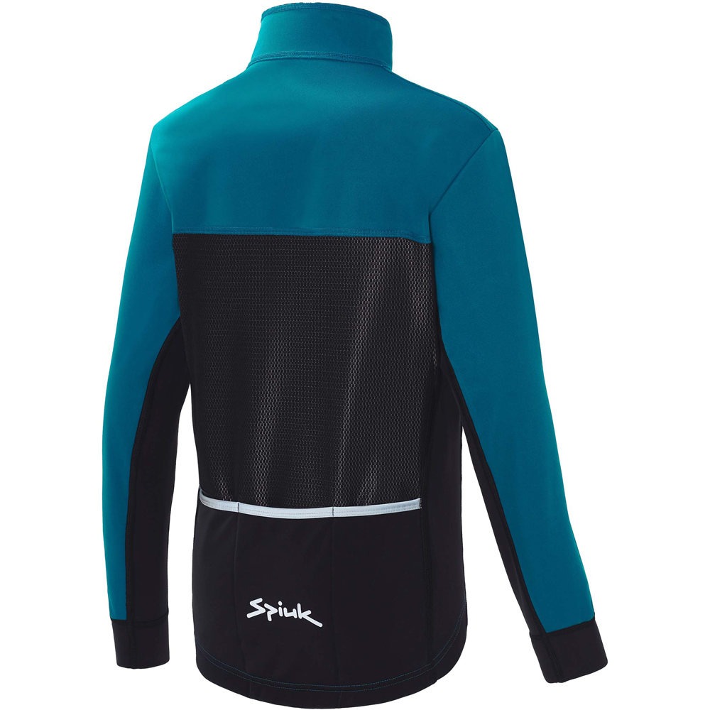 Spiuk chaqueta ciclismo niño CHAQUETA ANATOMIC MEMBRANA K NIO TURQUESA vista trasera