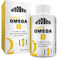 Vitobest Acidos Grasos SUPER OMEGA 3 Doble Potencia 100 Perlas vista frontal