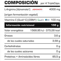 Vitobest Aminoacidos L-ARGININE 2000 - 180 TripleCaps. 01