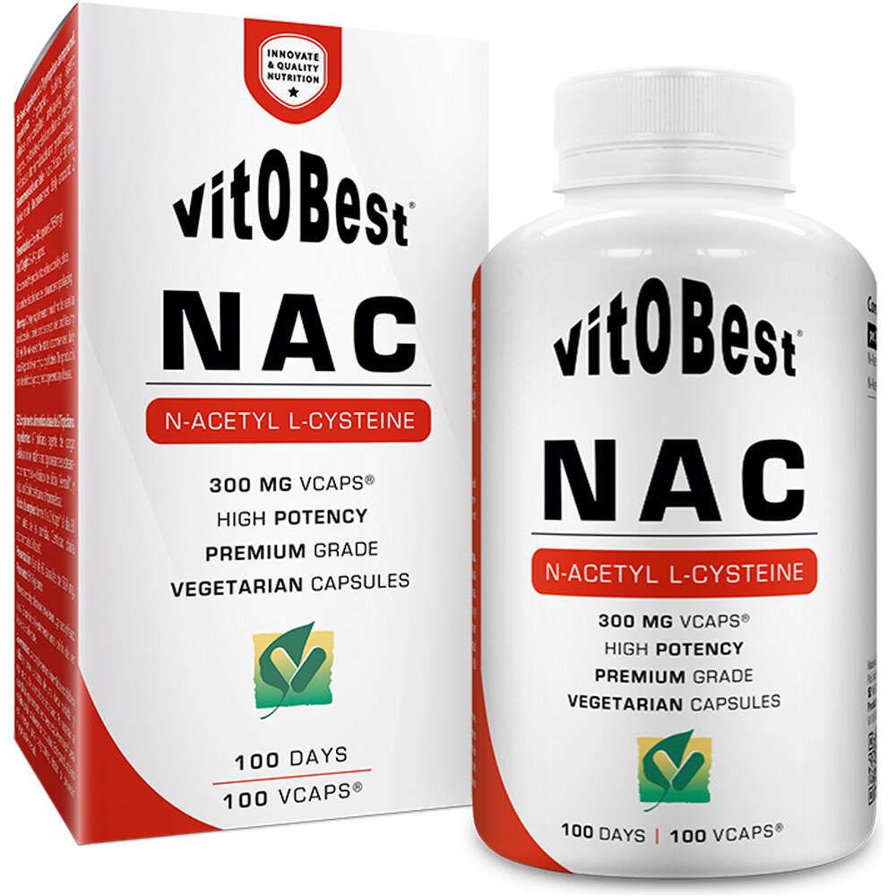 Vitobest Aminoacidos NAC 100 Vcaps vista frontal