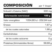 Vitobest Aminoacidos NAC 100 Vcaps 01