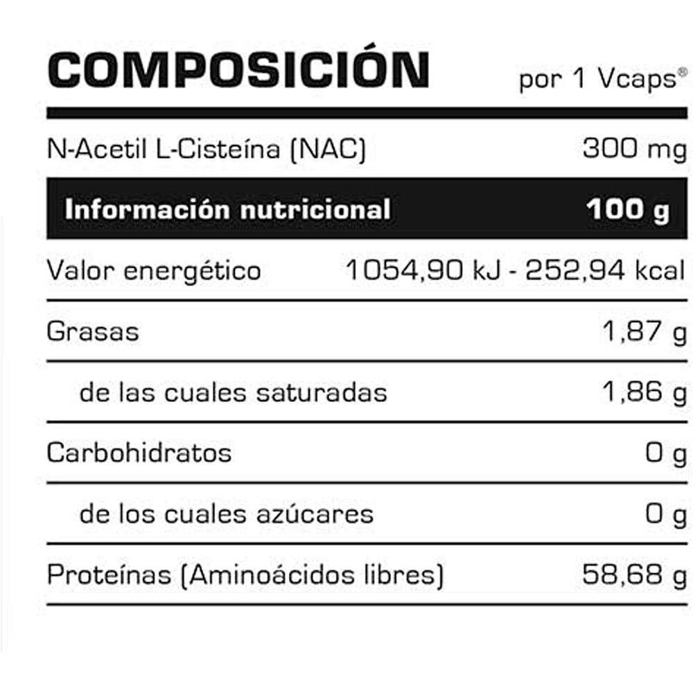 Vitobest Aminoacidos NAC 100 Vcaps 01