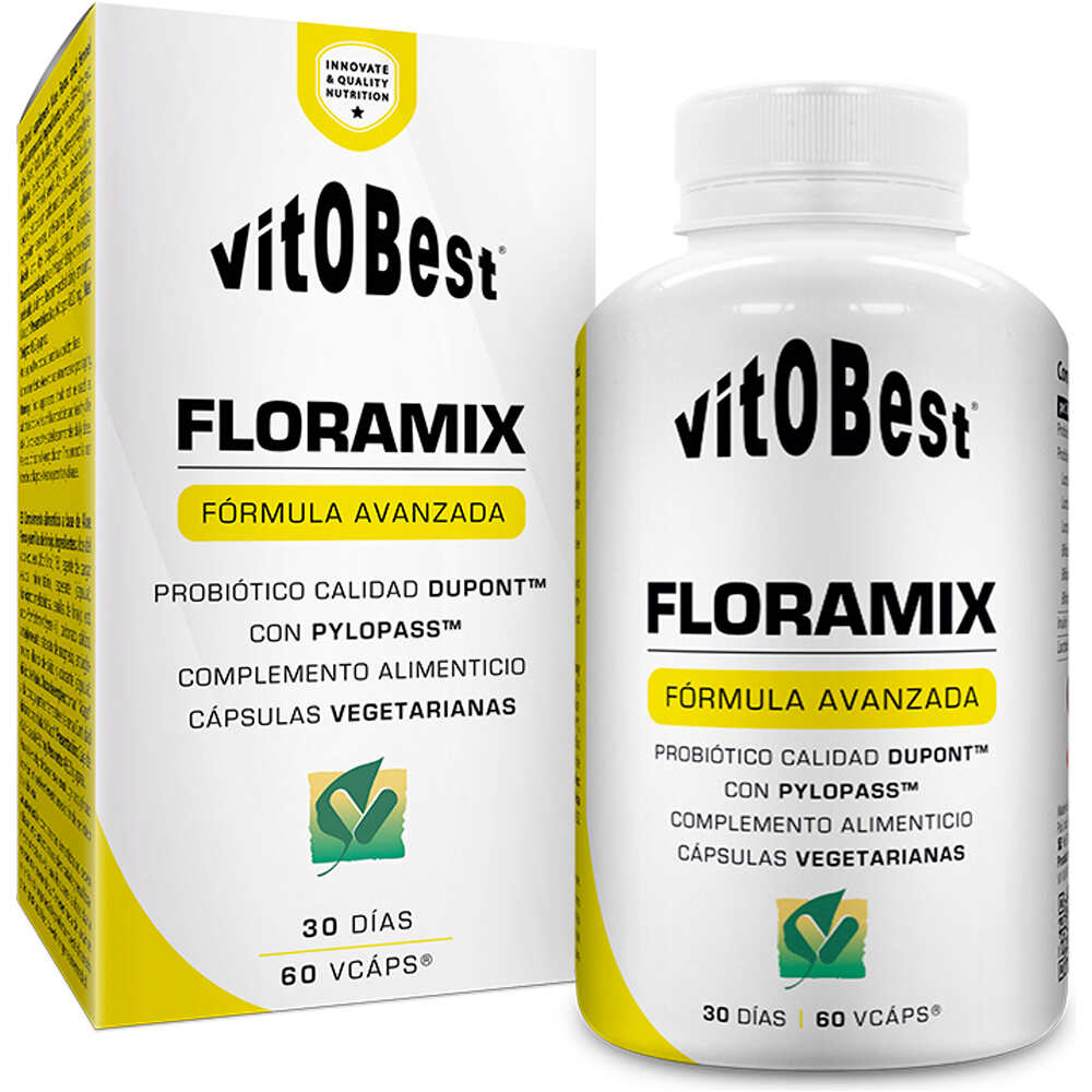 Vitobest Salud/Bienestar FLORAMIX  60 Caps. vista frontal