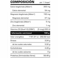 Vitobest Vitaminas Y Minerales CALCIUM MAGNESIUM 60 Vcaps. 01